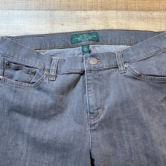 Women's LRL Lauren Straight Leg Jeans size 10P - Picture 2 of 6